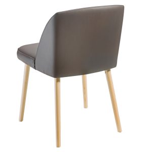 Poltroncina attesa Norma NO4L - marrone - Unisit - immagine 2