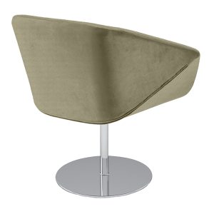 Poltroncina girevole Sit Up SUGC - beige - Unisit - immagine 1