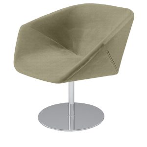 Poltroncina girevole Sit Up SUGC - beige - Unisit - immagine 2
