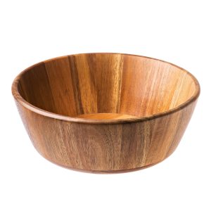 Insalatiera - 25 x 9 cm - legno di acacia - Leone - immagine 1