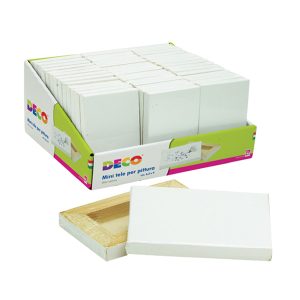 Mini tela - 6,3 x 9 cm - Deco - conf. 45 pezzi - immagine 1