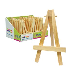 Mini cavalletto - 7 x 12 cm - legno - Deco - conf. 24 pezzi - immagine 1