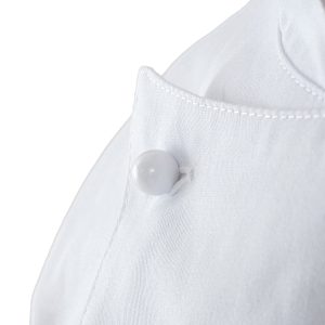 Giacca cuoco Adriano - da uomo - manica lunga - taglia L - bianco - Giblor's - immagine 2