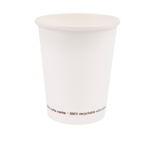 Bicchiere in carta - 350 ml - bianco - Signor Bio - conf. 50 pezzi - immagine 1