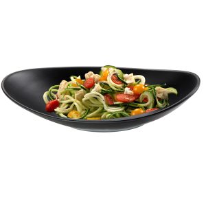 Piatto ovale - 31 x 16 x 4 cm - melamina - Leone - immagine 2