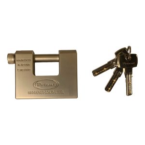 Lucchetto monoblocco - per serrande - acciaio temprato - Metalplus - immagine 1