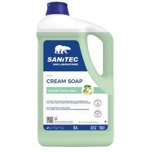 Crema di sapone Luxor Green Aloe - tanica 5 L - aloe verde - Sanitec - immagine 1