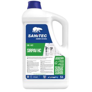 Detergente a schiuma per pavimenti - Sirpav HC - base ammoniaca - 5 L - Sanitec - immagine 1