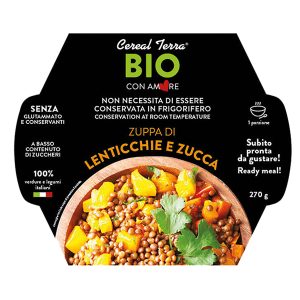 Zuppa lenticchie e zucca - 300 gr - Cereal Terra - immagine 1