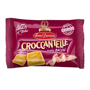 Croccantelle - in sacchetto - 35 gr - gusto bacon - Brancato - immagine 1