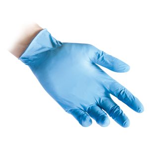 Guanti in nitrile R77 - tg L - azzurro - Reflexx - conf. 100 pezzi - immagine 2