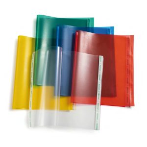 Coprilibro Glass goffrato - con biadesivo - 50 x 31 cm - PP - trasparente - RiPlast - immagine 1