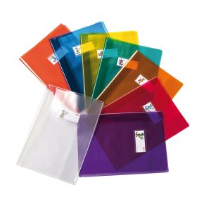 Coprimaxi Cristallo 14 - c/alette e portanome - A4 - PVC - giallo - Ri.Plast - immagine 1