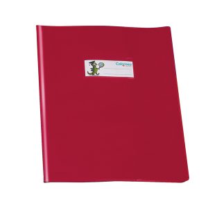 Copriquaderno coprente GreenLine - c/alette - A5 - lucido - PVC - rosso - Ri.Plast - immagine 1
