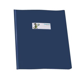 Copriquaderno coprente GreenLine - c/alette - A5 - lucido - PVC - blu - Ri.Plast - immagine 1