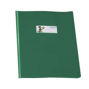 Copriquaderno coprente GreenLine - c/alette - A5 - lucido - PVC - verde - Ri.Plast - immagine 1