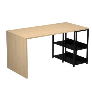 Scrivania home/office Smarty - 140 x 69 x 72,4 cm - rovere - Artexport - immagine 1