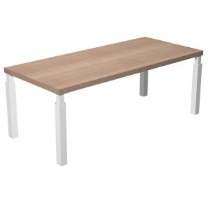 Scrivania direzionale Prestige Quadro - 210 x 90 cm - ciliegio arabis/bianco - Artexport - immagine 1