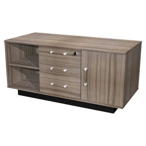 Mobile Elegance - di servizio - 120 x 55 x 56,6 cm - noce toscano - Artexport - immagine 1