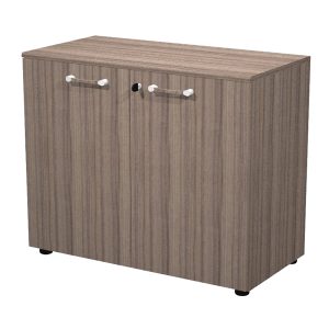 Mobile Elegance - basso con ante - 90 x 45,2 x 75 cm - noce toscano - Artexport - immagine 1