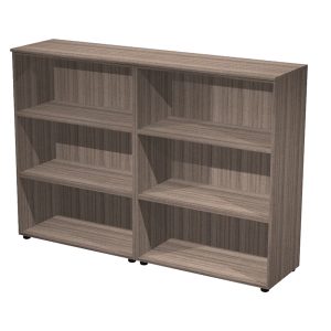 Coppia mobili medi Elegance - 180 x 45,3 x 126,2 cm - noce toscano - Artexport - immagine 1