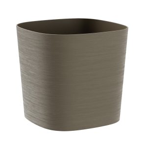 Vaso quadrato Capri - 13 L - sabbia - TeraPlast - immagine 1