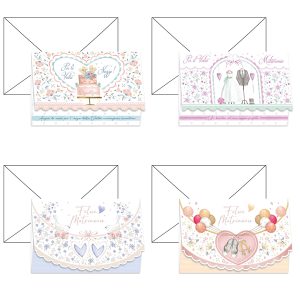 Biglietto auguri portasoldi Matrimonio - 4 soggetti assortiti - Kartos - immagine 1
