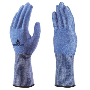 Guanti da lavoro VenicutB00 Flash - in maglia - taglia 09 - blu/bianco - Deltaplus - immagine 1