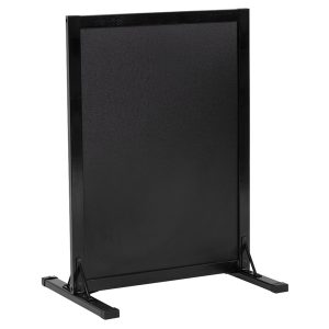 Lavagna da terra Stand Woody - 78 x 56 x 40 cm - nero - Securit - immagine 1