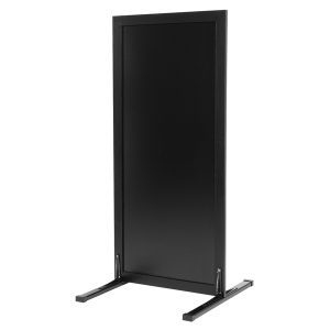 Lavagna da terra Stand Woody - 117 x 56 x 60 cm - nero - Securit - immagine 1