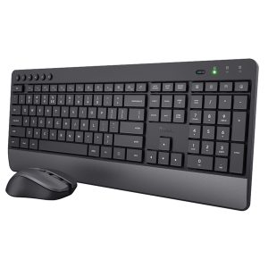 Set tastiera wireless + mouse wireless ultrasilenzioso Trezo - Trust - immagine 1