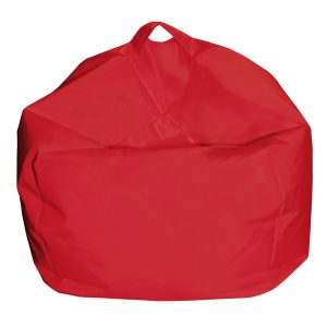 Pouf Comodone - 62 x 65 cm - rosso - King Collection - immagine 1