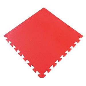 Mattonella EVA - 50 x 50 x 1 cm - rosso - CWR - immagine 1