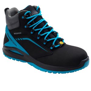 Calzatura di sicurezza Streif High - S3 - numero 39 - nero/azzurro ottanio - Rossini - immagine 1