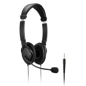 Cuffie stereo - con microfono e controllo del volume - connessione 3.5 mm - Kensington - immagine 1