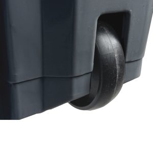 Contenitore mobile Ecoconti - a pedale - 80 L - plastica riciclata - grigio/bianco - Medial International - immagine 2