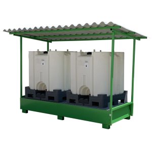Vasca di raccolta coperta - a tenuta stagna - 2 cisterne - 1070 L - Carvel - immagine 1