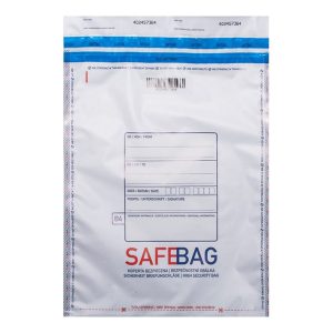 Sacchetti di sicurezza Safe Bag - per corrieri - B5 - 18,6 x 25,5 + 4 cm - bianco - Bong Packaging - conf. 100 pezzi - immagine 1