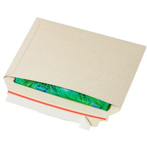Busta Cart Grass - A5 - 22,4 x 17 x 2,5 cm - cartoncino teso - grigio - Bong Packaging - conf. 200 pezzi - immagine 1