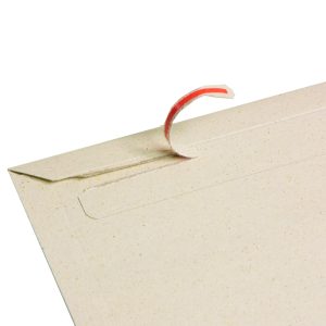 Busta Cart Grass - A4+ - 34,3 x 24 x 2,5 cm - cartoncino teso - grigio - Bong Packaging - conf. 100 pezzi - immagine 3