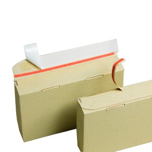 Scatola per spedizione Grass Box - A5 - 24 x 16,2 x 4 cm - grigio - Bong Packaging - conf. 50 pezzi - immagine 3