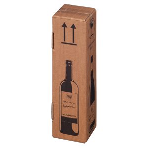 Scatola Wine Pack - per 1 bottiglia - 10,5 x 10,5 x 42 cm - Bong Packaging - conf. 20 pezzi - immagine 1