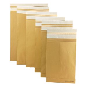 Sacchetto e-commerce E-Double - 26 x 40 cm - avana - Bong Packaging - conf. 250 pezzi - immagine 1