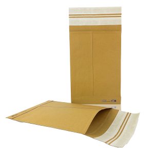 Sacchetto e-commerce E-Double - 26 x 40 cm - avana - Bong Packaging - conf. 250 pezzi - immagine 2