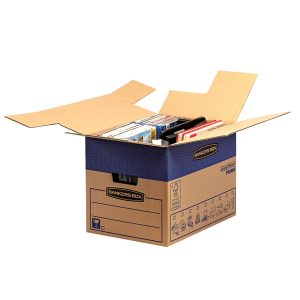 Scatola SmoothMove Prime Fastfold - per traslochi - 37,5 L - cartone - Bankers Box - immagine 1