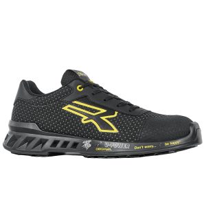 Calzatura di sicurezza Matt - S3 SRC CI ESD RedLeve - numero 47 - nero/giallo - U-Power - immagine 1