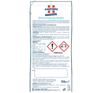Disincrostante sanitari - 750 ml - Amuchina Professional - immagine 2