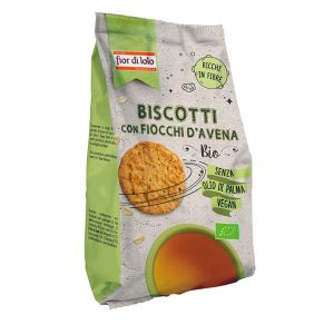 Biscotti biologici - con fiocchi di avena - 350 gr - Fior Di Loto - immagine 1
