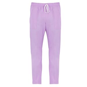 Pantalone Pitagora - unisex - taglia M - lilla chiaro - Giblor's - immagine 1