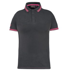 Polo donna WayLady - taglia XL - grigio/fucsia - U-power - immagine 1